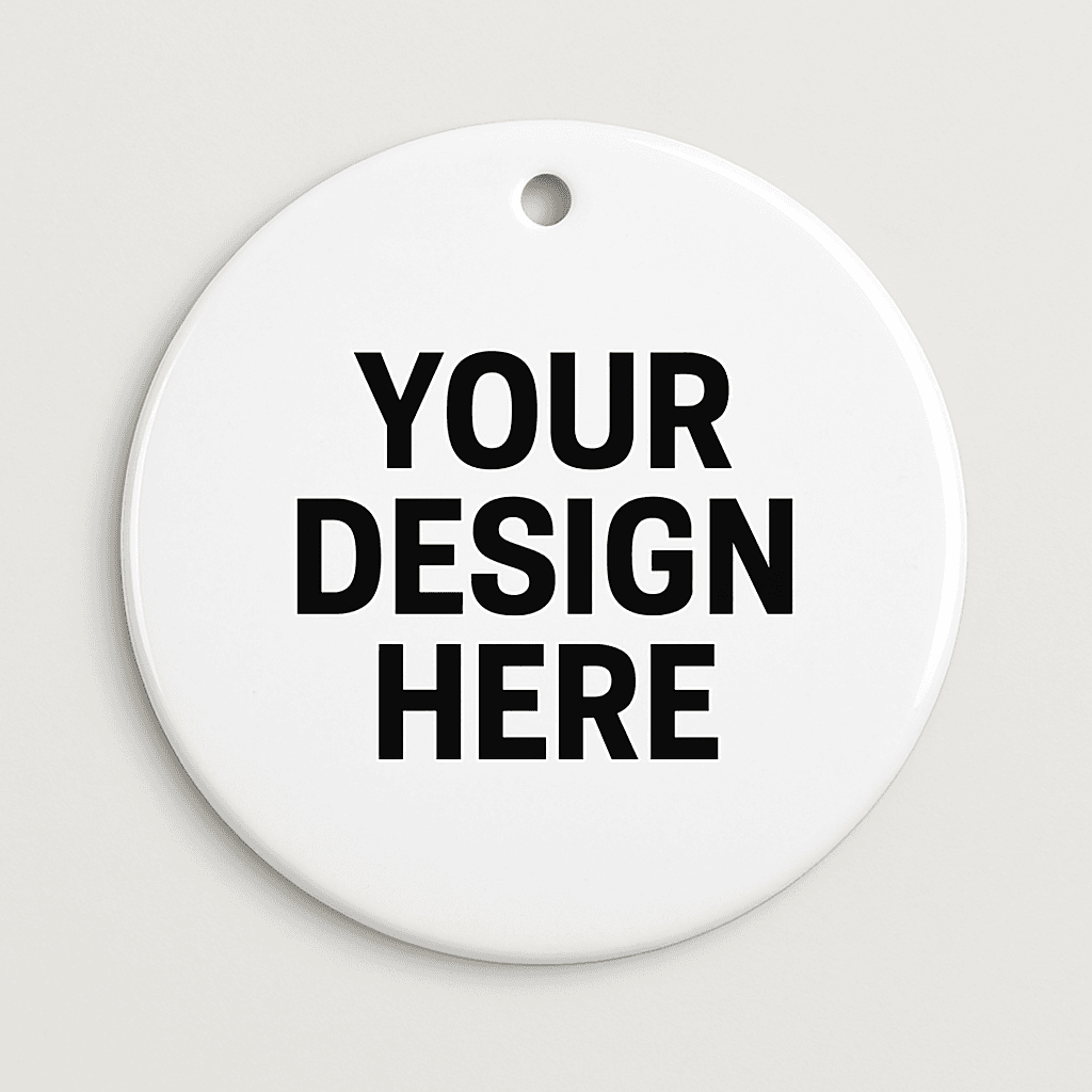 Ceramic Photo Ornament