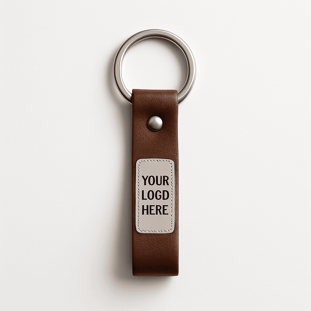 Leatherette Strap Keychain