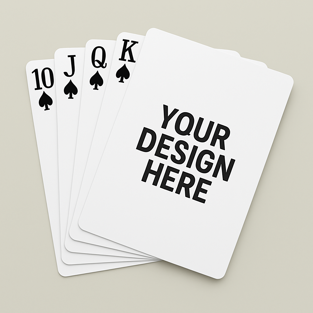Custom Playing Cards — white