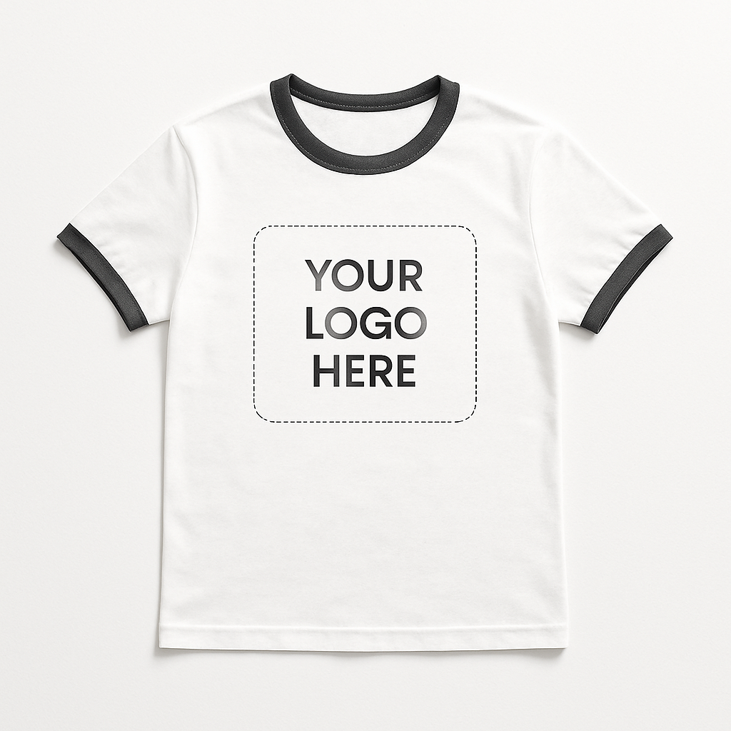 Ringer Tee — white