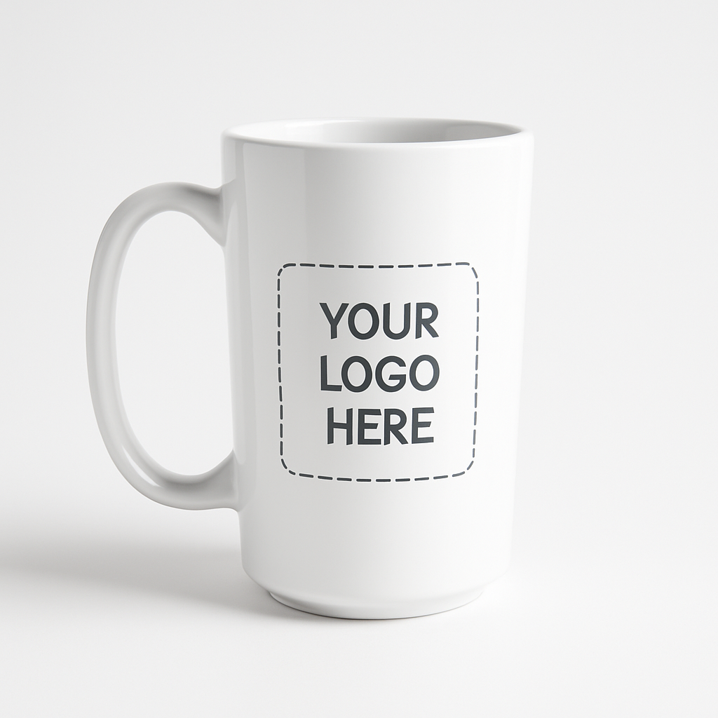 15 oz Ceramic Mug — white