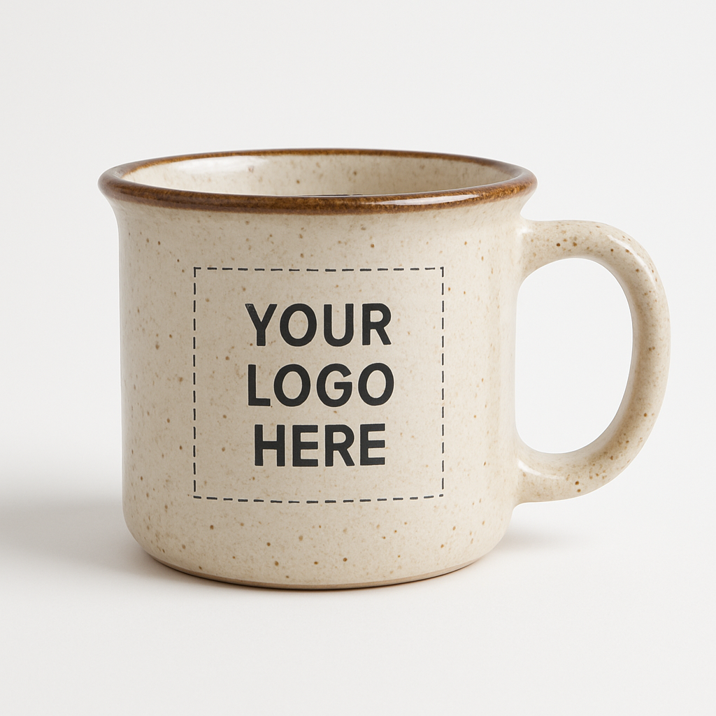 Ceramic Campfire Mug — white