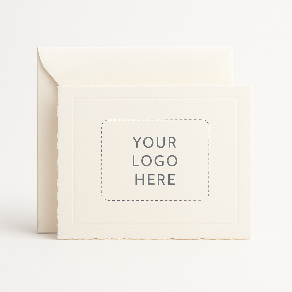 Flat Note Cards — white