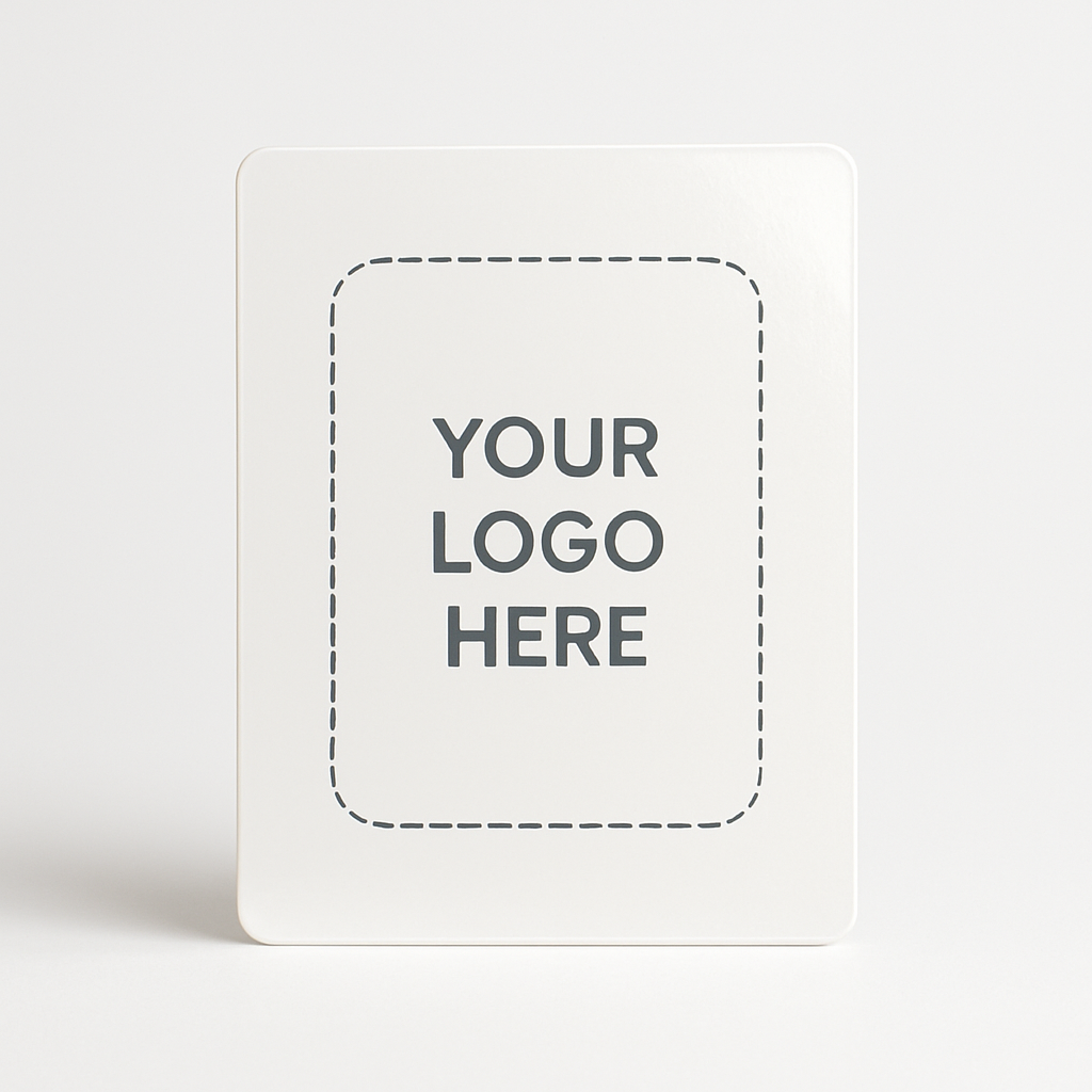 Flat Photo Cards — white