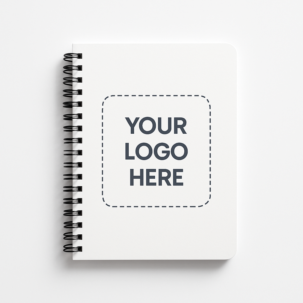 Spiral-Bound Notebook — white
