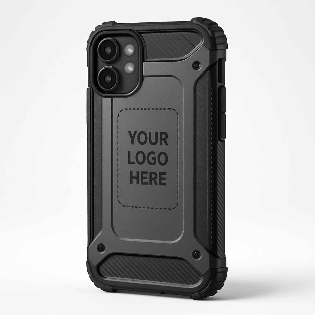Tough Dual-Layer Armor Case — black
