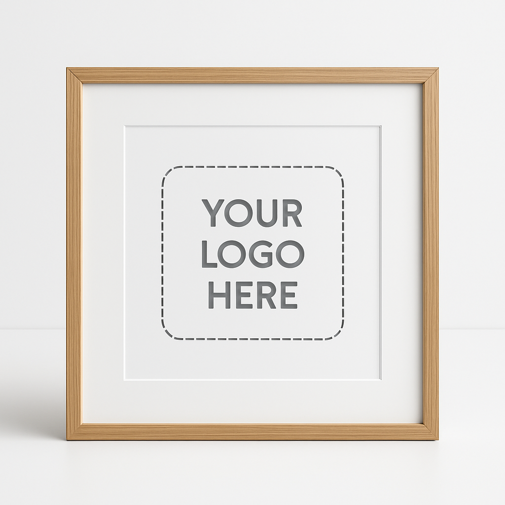 Framed Photo Print — black